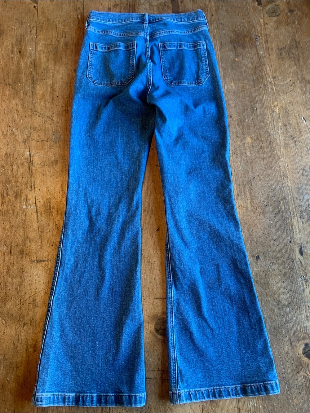 GAP Medium Blue Women's Flare Jeans - Picture 9 of 16